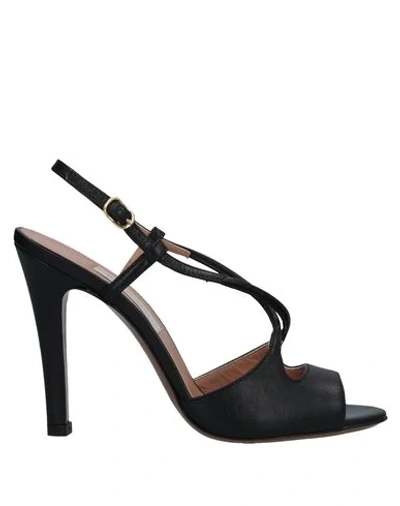 L'autre Chose Sandals In Black