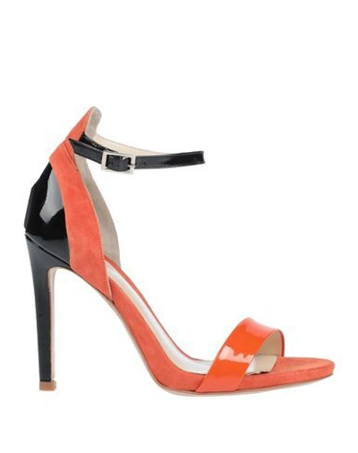 Gianni Marra Sandals In Orange
