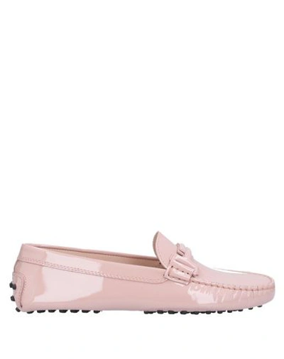 Tod's Loafers In Light Pink