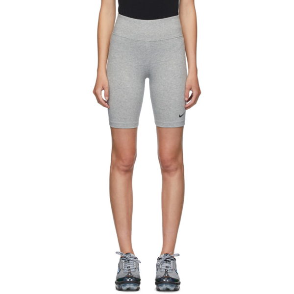 nike leg a see bike shorts grey