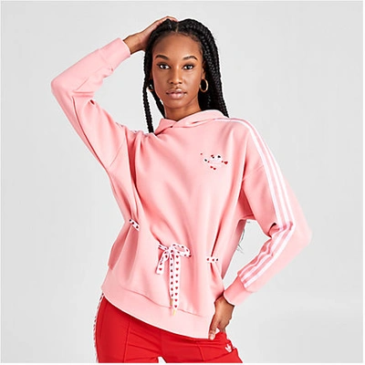 Adidas Originals Adidas Women's Originals V-day Hoodie In Pink | ModeSens