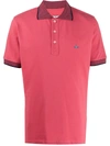 Vivienne Westwood Orb Logo Embroidered Polo Shirt In Pink