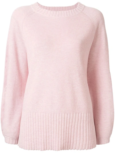 Manning Cartell Relaxed-fit Raglan-sleeves Jumper In Pink