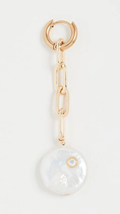 Eliou Chira Single Earring In Gold/pearl