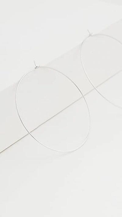 Jules Smith Suki Hoops In Silver