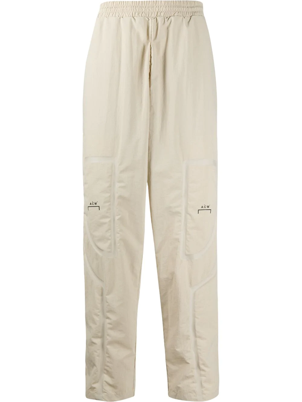 A Cold Wall A Cold Wall Bracket Tape Track Pants In Moonbeam Modesens