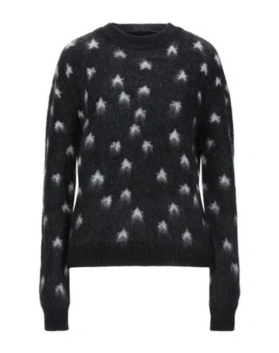 Saint Laurent Sweaters In Black