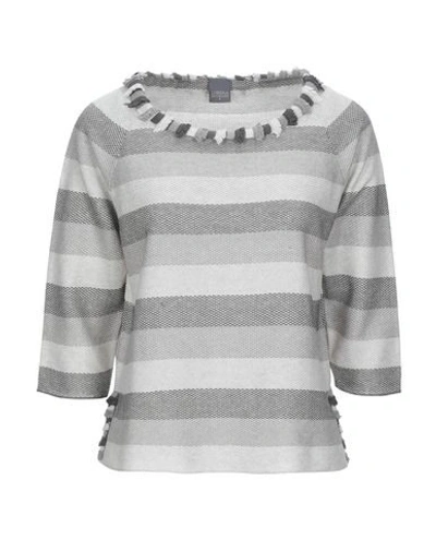 Lorena Antoniazzi Sweaters In Light Grey