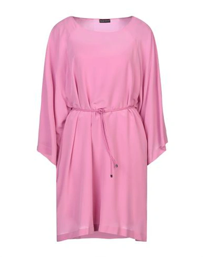 Emporio Armani Short Dresses In Pink