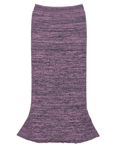 Stella Mccartney Midi Skirts In Purple