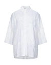 Liviana Conti Solid Color Shirts & Blouses In Ivory