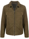 Theory Men's Roscoe Radic Leather Jacket In Tamarind