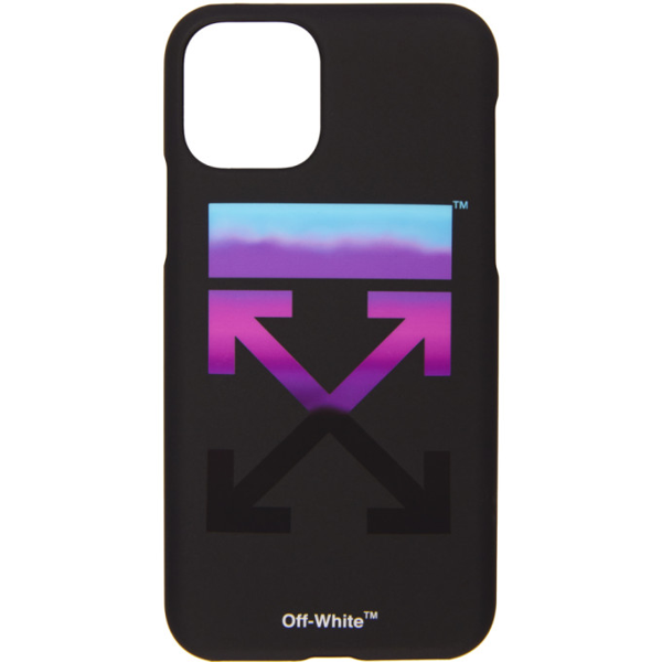Off White Ssense Exclusive Black Gradient Iphone 11 Pro Case In Blk Mu Modesens