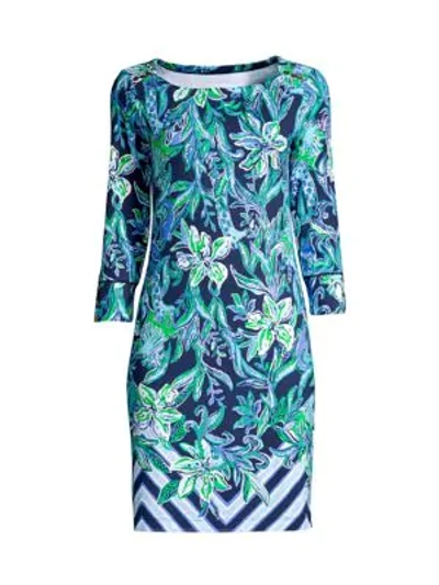 Lilly Pulitzer Women's Sophie Floral Upf 50+ Dress In High Tide