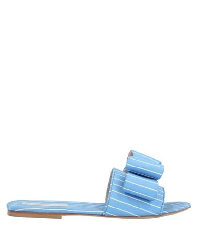 Polly Plume Sandals In Blue