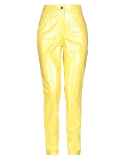 Alberta Ferretti Pants In Yellow