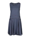 Emporio Armani Midi Dresses In Slate Blue