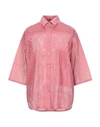 Liviana Conti Solid Color Shirts & Blouses In Pink