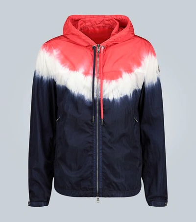 Moncler Saut Tie-dye Hooded Jacket In Multicoloured