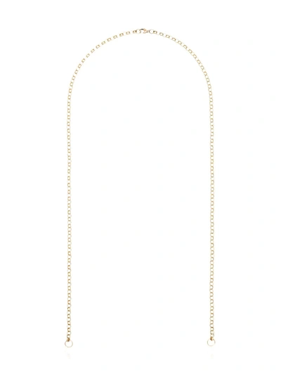 Foundrae 18k Yellow Gold Open Belcher Chain Necklace