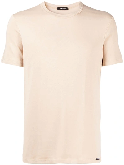 Tom Ford Classic Short-sleeve T-shirt In Pink