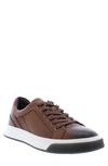 Robert Graham Men's Prototype Two-tone Leather Sneakers In Whisky