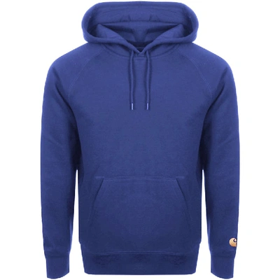 Carhartt Chase Hooded Sweatshirt In Blue