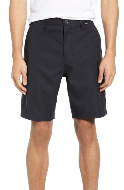 Hurley Marwick Dri-fit Golf Shorts In Black Solid