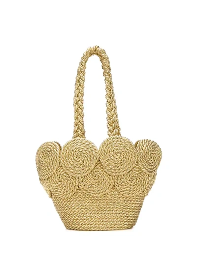 Mehry Mu Chacha Mini Gold-rope Basket Tote Bag