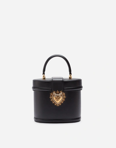 Dolce & Gabbana Devotion Bag In Smooth Calfskin