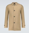 Herno Brown Laminar Trench Coat In Camel