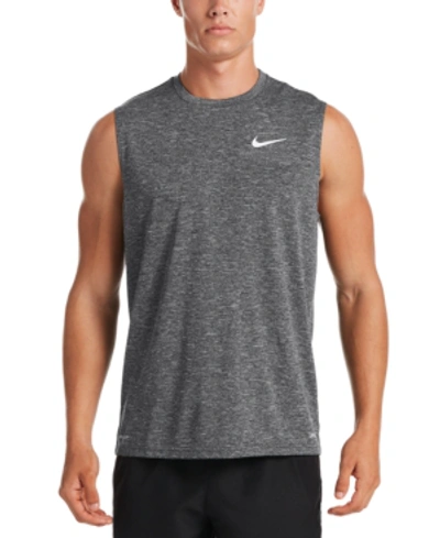 Nike Men's Hydroguard Swim Shirt In Black