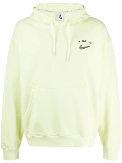 Nike Pigalle Nrg Cotton Sweatshirt Hoodie In Luminous Green | ModeSens