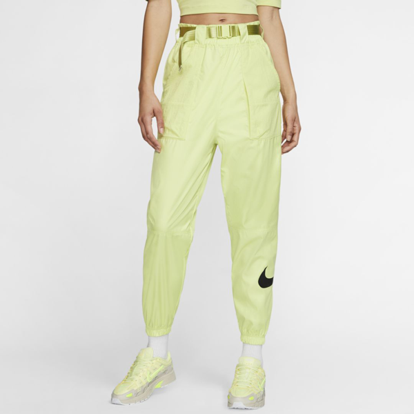 Nike Sportswear Womens Woven Swoosh Pants In Green | ModeSens