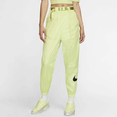 Nike Sportswear Womens Woven Swoosh Pants In Green