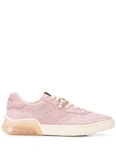 Coach Citysole Suede & Leather Court Sneakers In Aurora