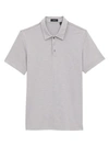 Theory Cosmo Regular-fit Polo Shirt In Smoke