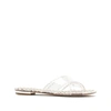 Schutz Aya Slide Sandal In White