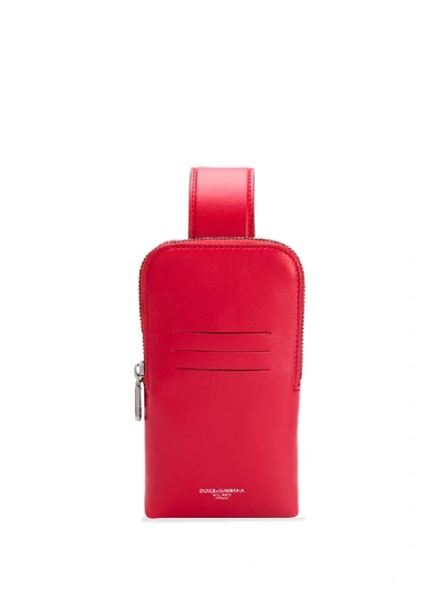 Dolce & Gabbana Classic Belt Bag In Red