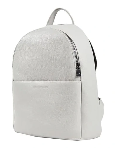 Emporio Armani Backpacks In Light Grey