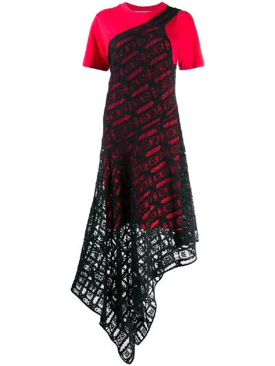 Mcq By Alexander Mcqueen Mcq Alexander Mcqueen Layered Asymmetric Dress In Multi