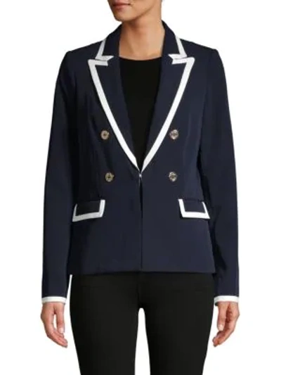 Tommy Hilfiger Notch Lapel Blazer In Midnight