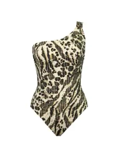 Amoressa By Miraclesuit Sierra Leone One-piece Swimsuit In Ocelot