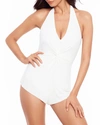 Magicsuit Theresa One Piece Romper Swimsuit In White