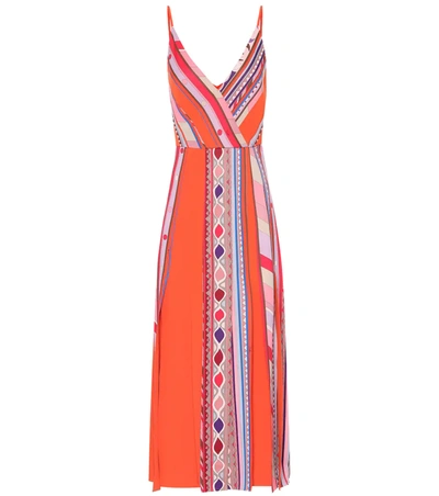 Emilio Pucci Vivara Baby Print Dress In Orange