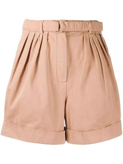 Acne Studios "rowanne" Denim Shorts In Pink