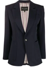 Etro Single-breasted Slim-fit Blazer In Blue