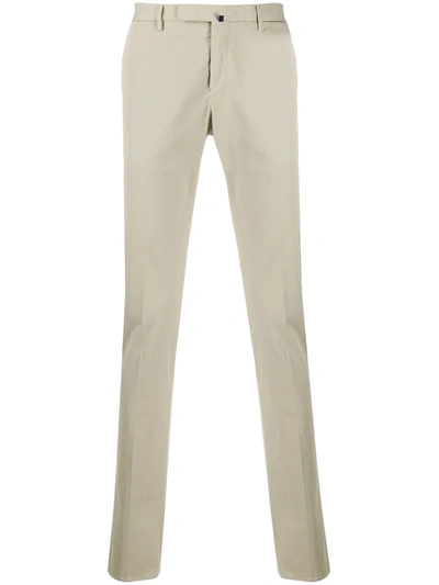 Incotex Slim Fit Chino Trousers In Neutrals | ModeSens