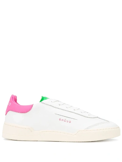 Ghoud Colour Block Low-top Trainers In White