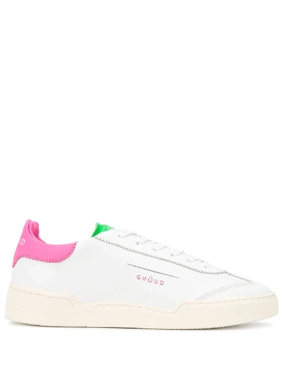 Ghoud Colour Block Low-top Sneakers In White